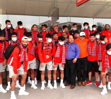 एएफसी एसियन कप खेलेर नेपाली टोली फर्कियो, कप्तान भन्छन्- अनुभवी खेलाडी नहुँदा फरक पर्‍यो